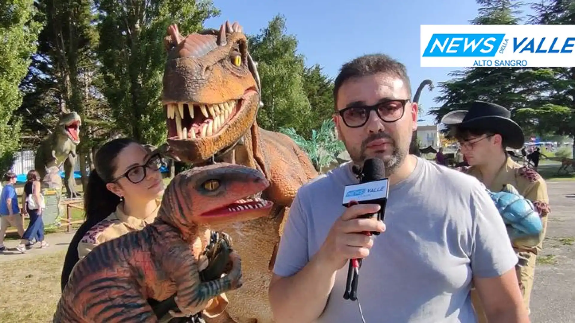 Jurassic Sangro, l’attrazione dell’estate a Castel Di Sangro. Inaugurato il parco tematico. “Offerta turistica ampliata”. Cosi il sindaco Caruso. Guarda il servizio.